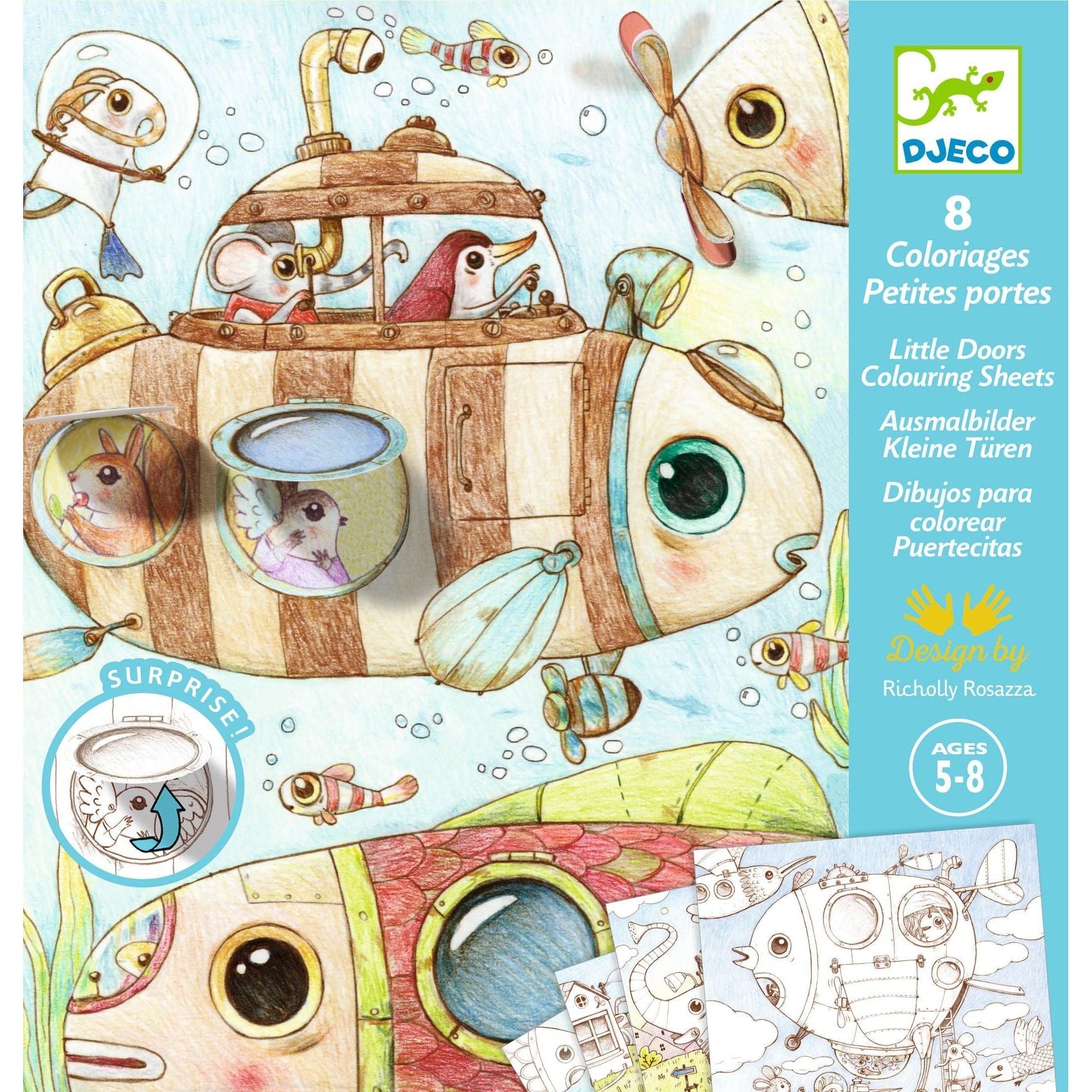 Malo's Journey Coloring Book for Kids - Printable Animal Adventure Activity Sheets for Fun & Learning - Perfect for Home, School & Travel