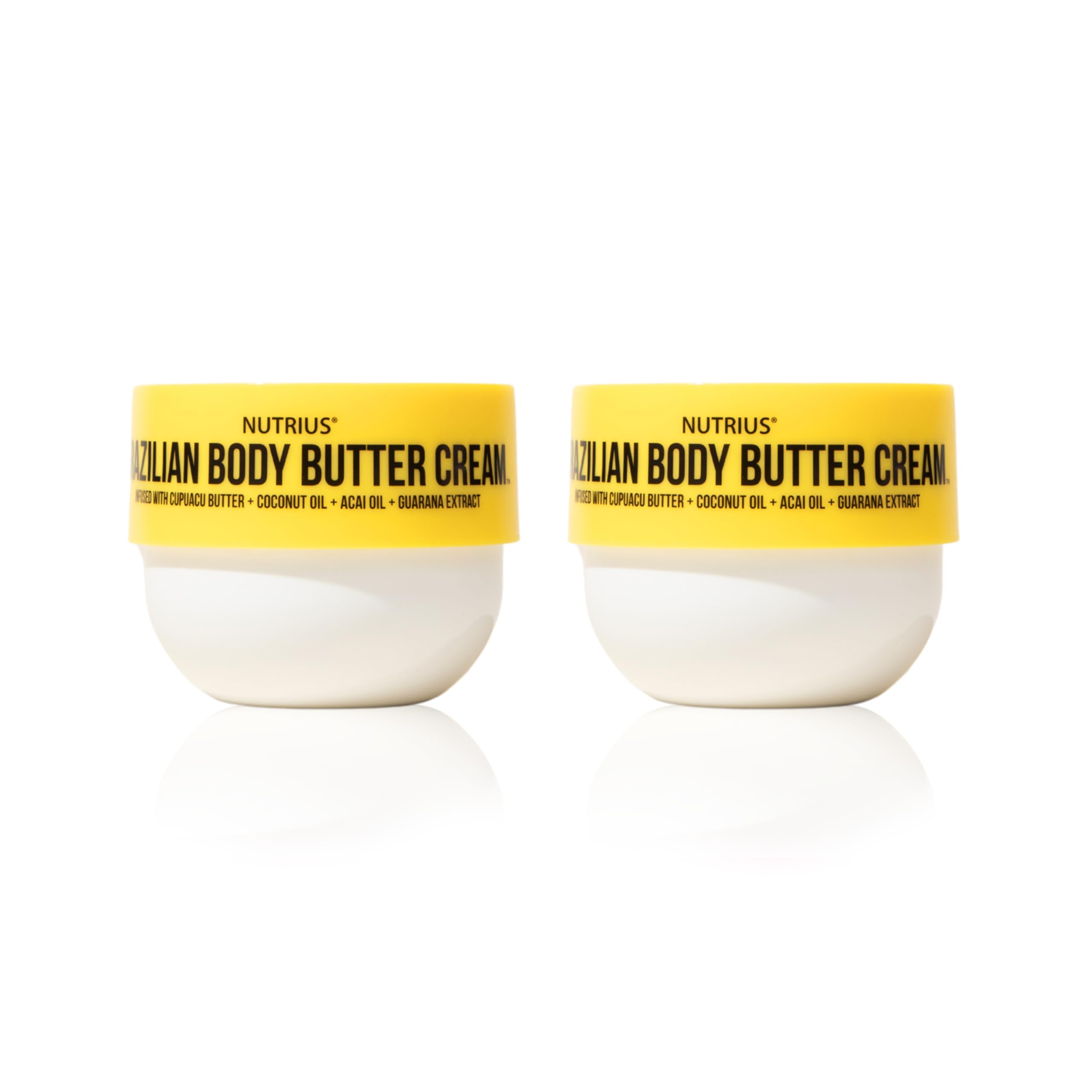 Nutrius Brazilian Body Butter Cream - Ultra Hydrating & Nourishing Moisturizer for Dry Skin | Master Pack | Perfect for Daily Skincare & Post-Shower Hydration