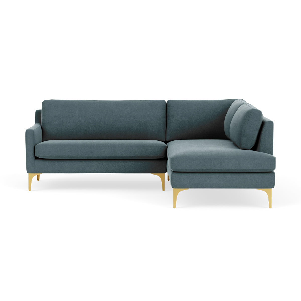 Astha Fabric Right Corner Sofa - Modern L-Shaped Sectional Couch for Living Room, Home Theater & Small Spaces | Comfortable & Stylish Lounge Furniture