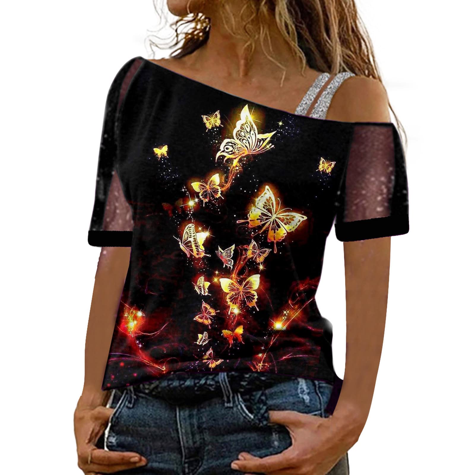 Women's Floral Print Blouses - Summer & Fall Crewneck T-Shirts, Casual Fit Tunic Tops & Workout Tank Tops | Office Wear, Weekend Outfits & Gym Essentials