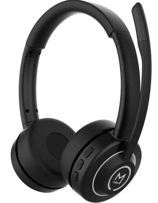 Morpheus m360 Sanctuary Wireless Noise Canceling UC Headset with Boom Mic - Bluetooth Headphones for Office, Gaming & Remote Work - Comfortable Over-Ear Design with Crystal Clear Audio