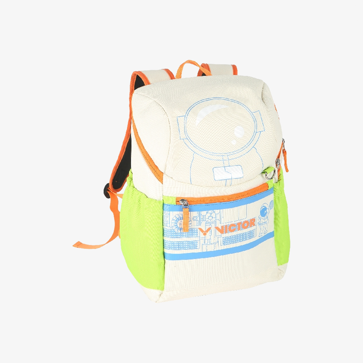 Victor BR009JR Kids Backpack - Lightweight School Backpack for Boys & Girls, Durable Laptop Backpack for Elementary Students (White) - Perfect for School, Travel & Daily Use