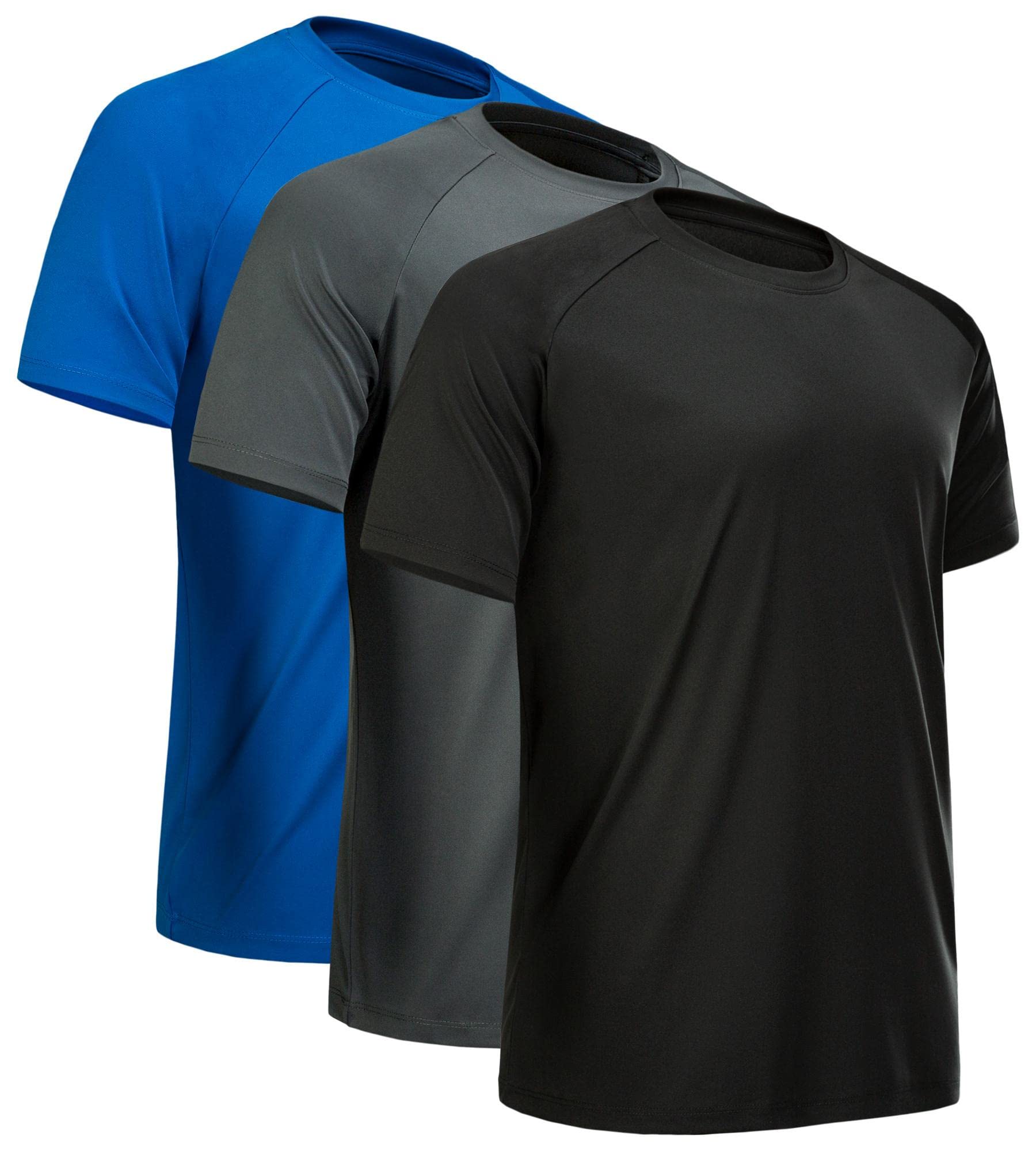 CE' CERDR Men's Quick Dry Workout Shirts - Performance Short Sleeve Athletic T-Shirts for Gym, Running & Outdoor Sports