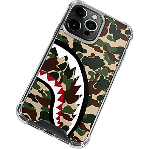Skinit Clear Protective Phone Case for iPhone 13 Pro Max - Shark Teeth Street Camo Design | Slim Scratch-Resistant Cover | Perfect for Outdoor Adventures & Daily Use