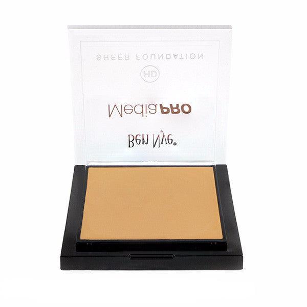 Ben Nye MediaPRO HD Sheer Foundation - Lightweight, Buildable Coverage for Flawless Skin | Professional Makeup for Photography, Film & Everyday Wear
