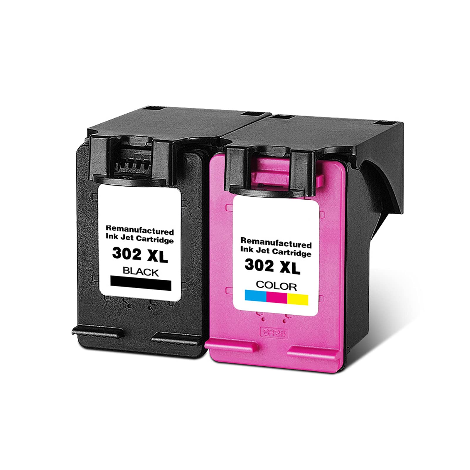 HP 302 Compatible Ink Cartridges Replacement for HP Deskjet 1110/1111/1112/2130/2132/3630/3632 Printers - High Quality Printer Accessories with Clear Printing Effect - Perfect for Home Office, School Projects & Small Business Printing Needs