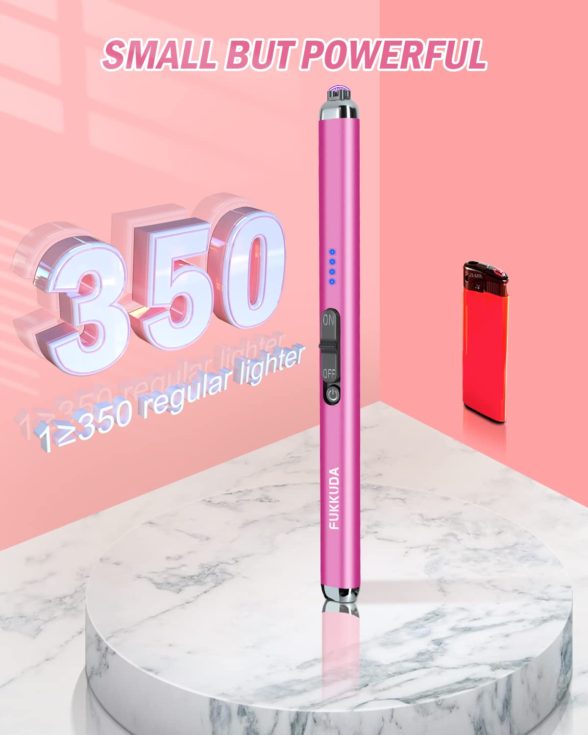 Rechargeable USB Plasma Arc Lighter - Dual Arc Electric Candle Lighter with Safety Lock (Sapphire Blue & Violet) | Perfect for Candles, Fireplaces, Camping & Home Decor