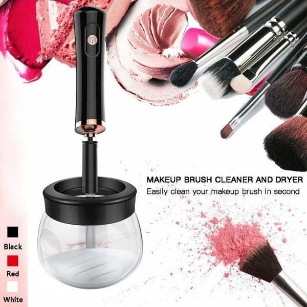 Electric Makeup Brush Cleaner - Automatic Cleaning Tool for Cosmetics Brushes | Perfect for Home, Salon & Travel Use