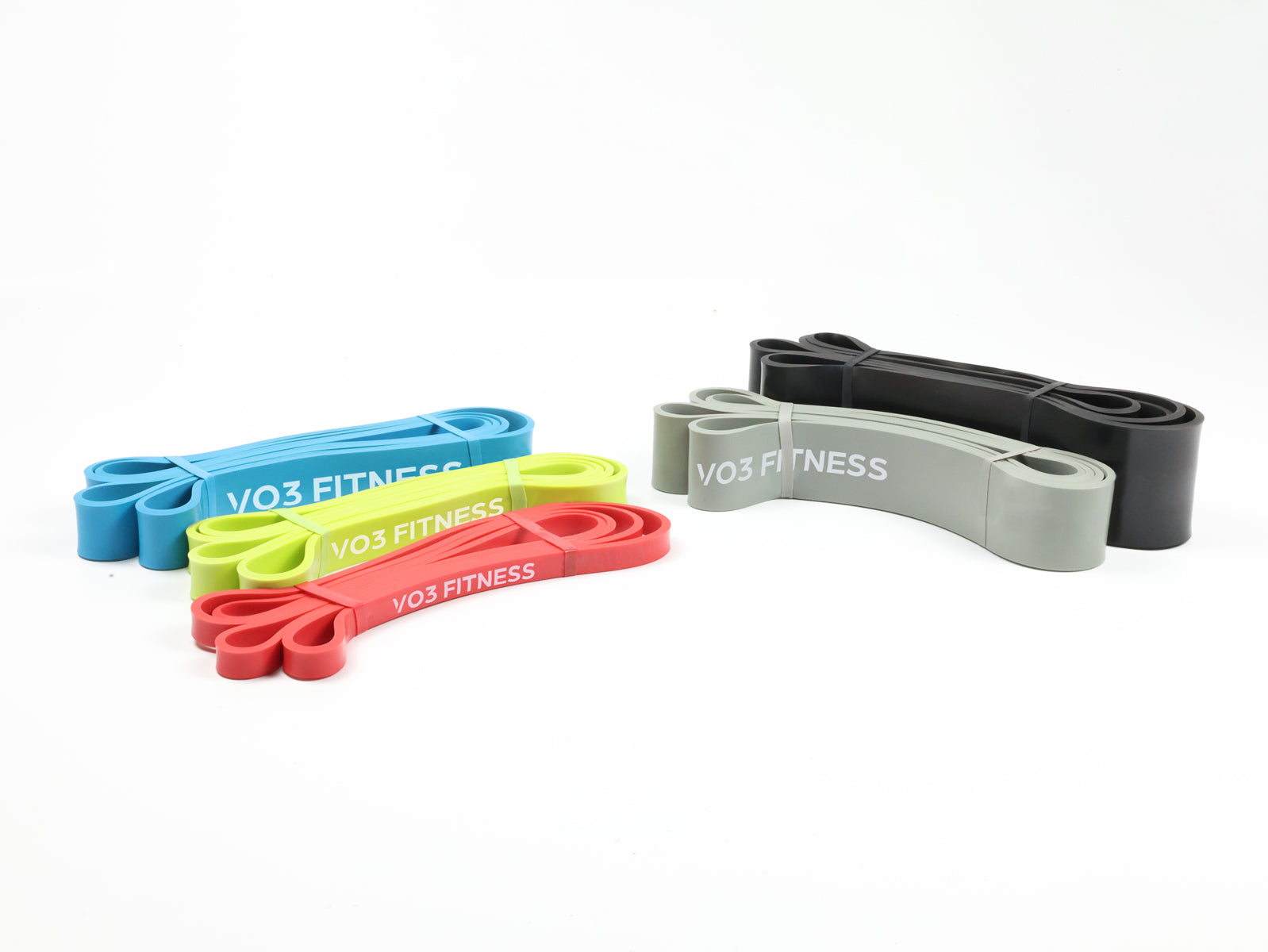 VO3 Power Loop Resistance Band - Premium Strength Training & Fitness Exercise Bands for Home Gym, Physical Therapy & Workout - Ideal for CrossFit, Yoga, Pilates & Muscle Recovery