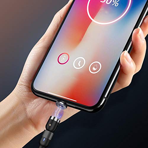 Anbernic RG Nano Charging Cable - BoxWave MagnetoSnap AllCharge Magnetic USB-C & Micro USB Cable - Fast Charging Cord for Handheld Gaming - Perfect for Travel, Gaming Sessions & On-the-Go Charging (Jet Black)