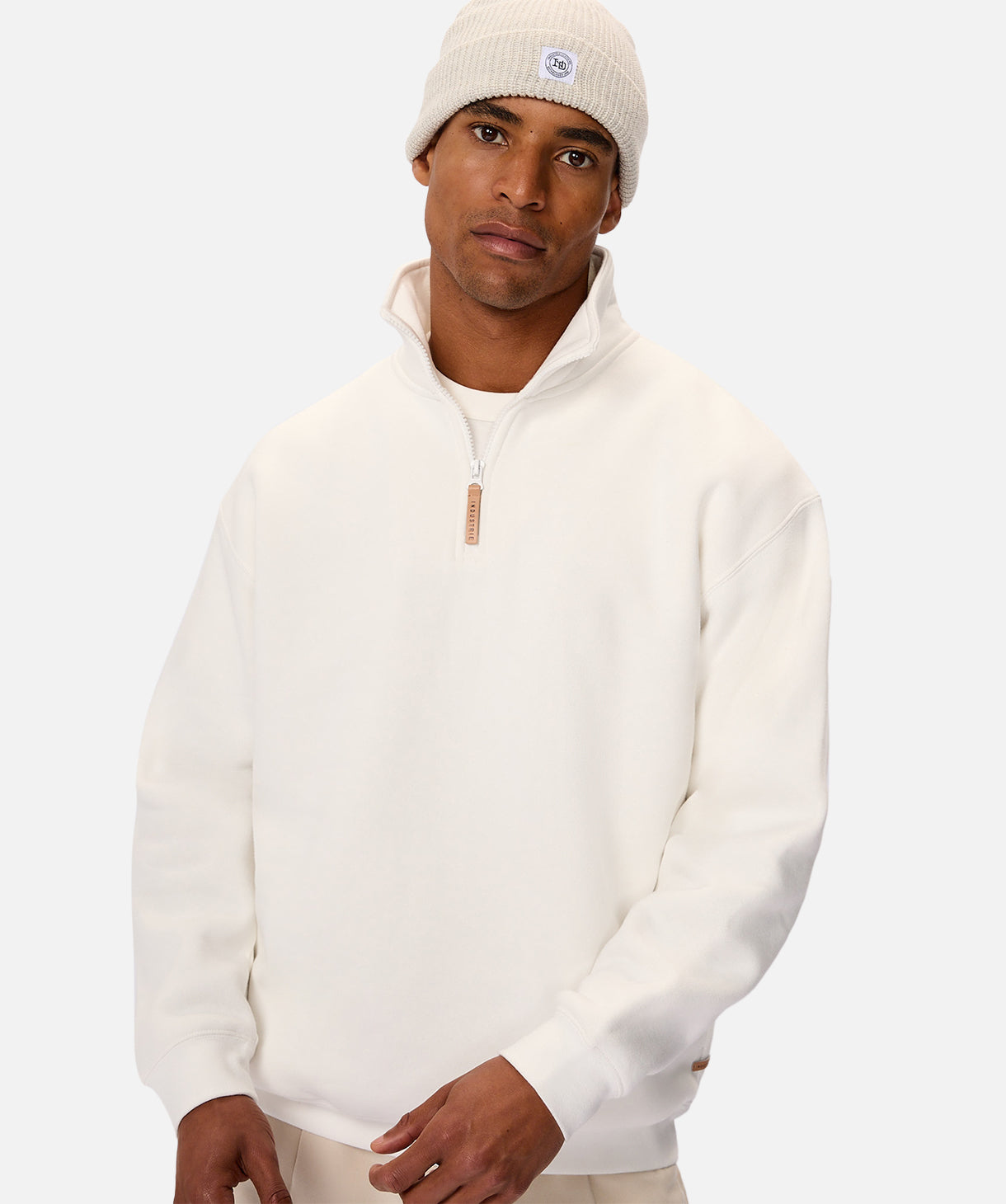 Staunton Tracktop Off White - Stylish Men's Athletic Jacket for Running & Outdoor Activities