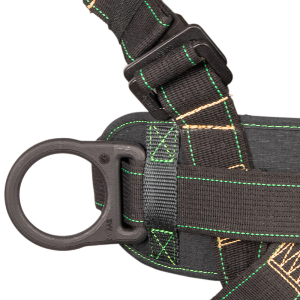 Arc Flash Construction Safety Harness - DE 3D, DE QC Chest, DE FD, DE QC Legs - OSHA Compliant Fall Protection for Roofing & Construction Workers