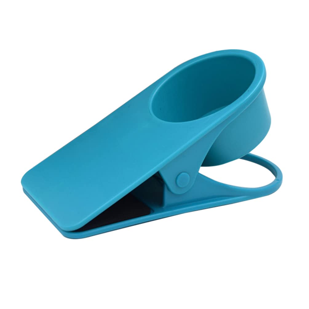 Cabilock Large Desk Cup Holder Clip - Coffee Mug Holder with Saucer, Table Bottle & Drink Holder for Office, Home, Car - Perfect for Workstations, Kitchen, Travel & Outdoor Use