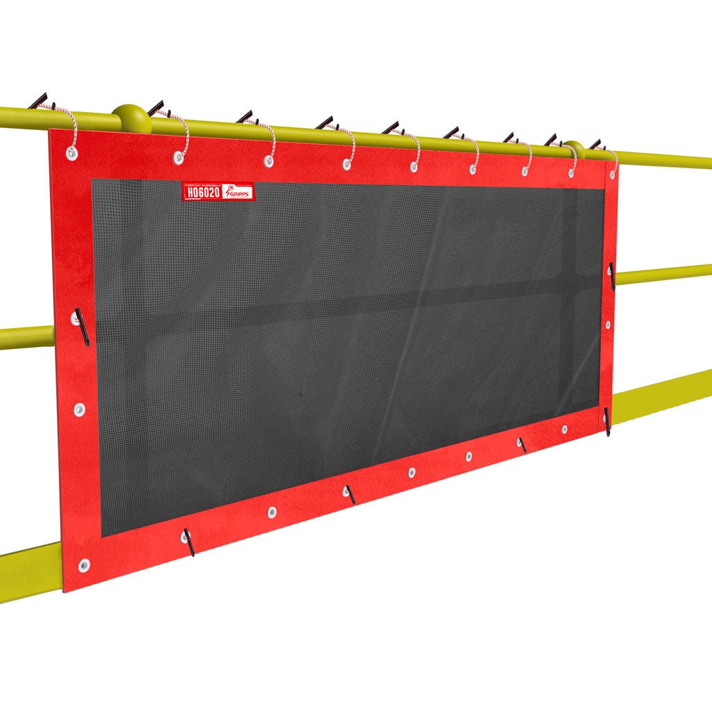 Gripps FR Gap Screen Drop Prevention Barrier - Safety Barrier for Construction Sites, Elevators, and Industrial Use - Prevent Accidental Falls and Enhance Workplace Safety