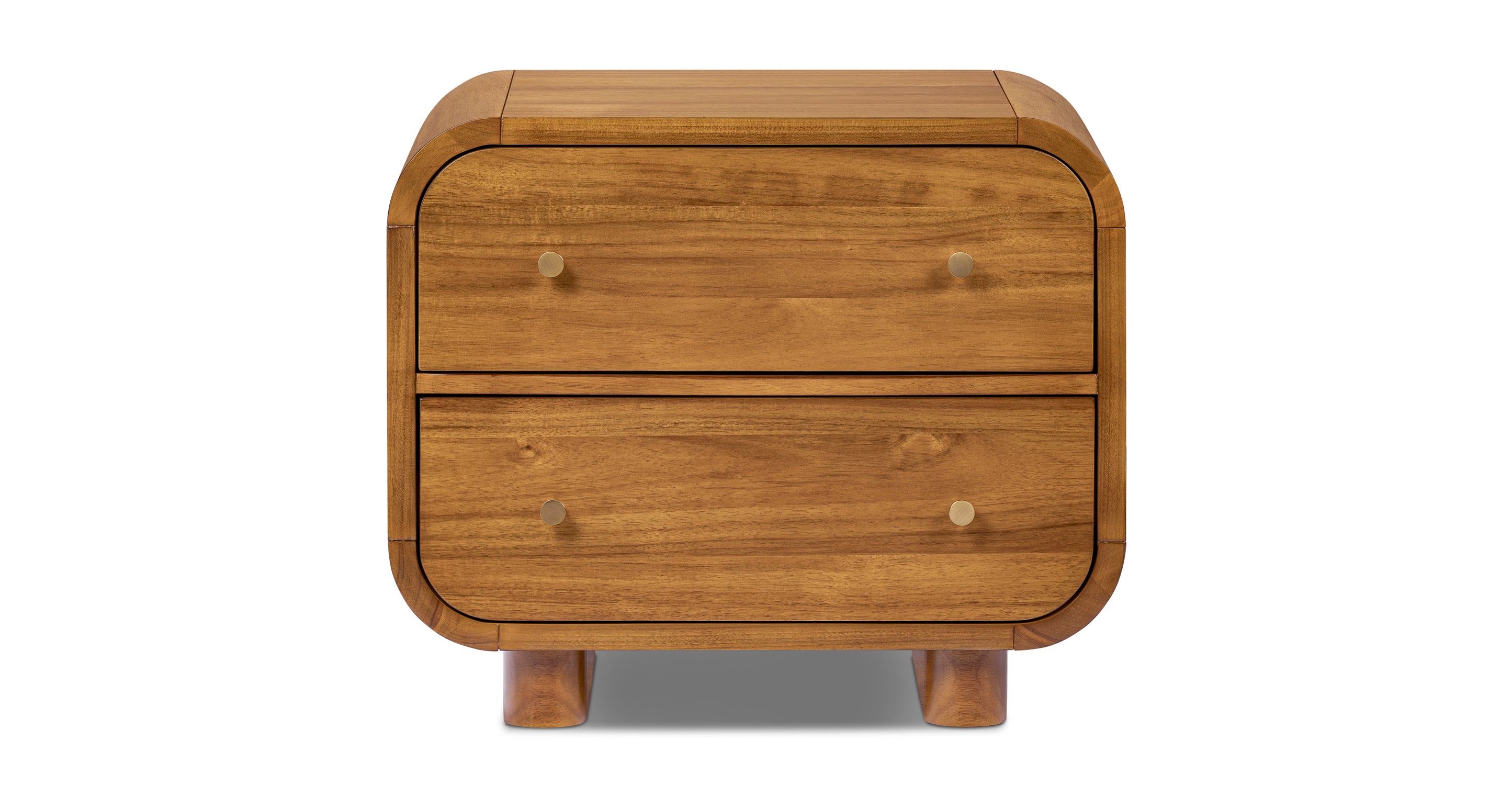 Modern Oslo Nightstand with Drawer - Scandinavian Style Bedside Table for Bedroom, Living Room & Office - Compact Storage Solution for Small Spaces