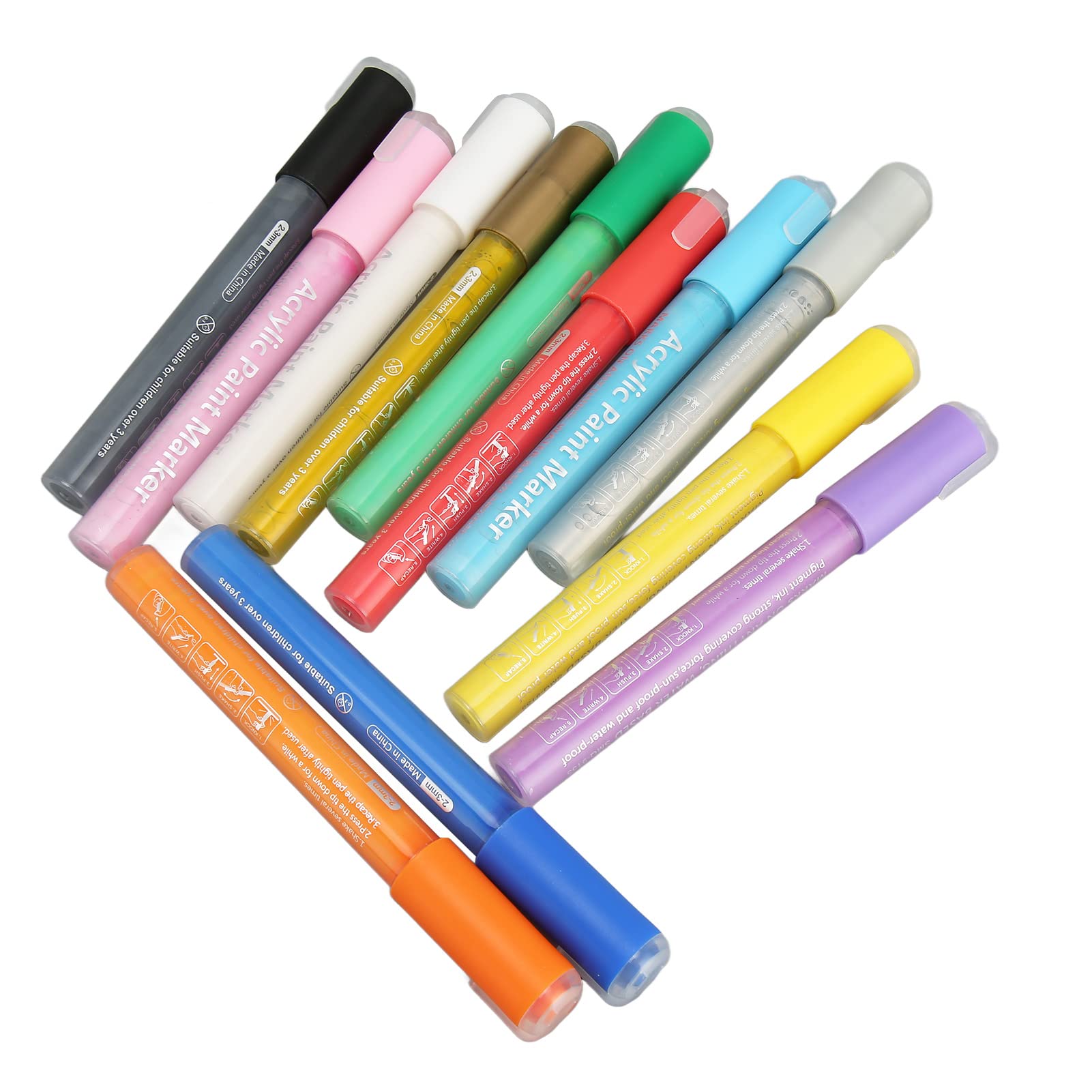 Professional Nail Art Pens Set - DIY Nail Painting Drawing Kit with Fine Tip for Salon & Home Manicure | Perfect for Nail Design, French Tips, and Creative Nail Art Decoration