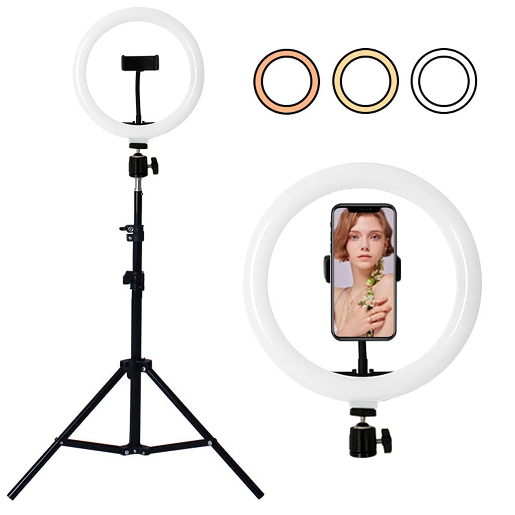 ROYAUX 83-Inch Ring Light with Tripod Stand & Phone Holder - LED Circle Selfie Light for Social Media Videos, Live Streaming, Makeup, YouTube, TikTok - Perfect for Content Creators, Vloggers, and Beauty Enthusiasts