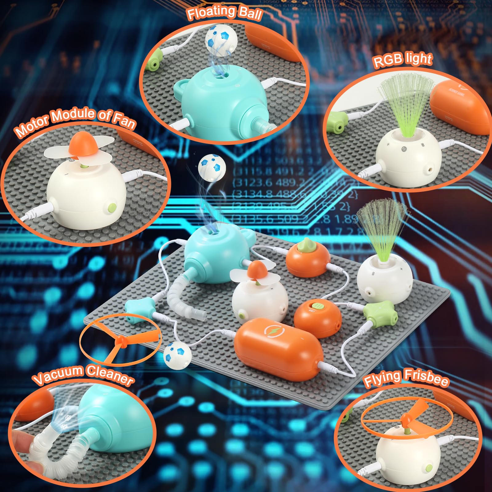 STEM Learning Circuit Kits for Kids Ages 3+ | DIY Electronics Exploration Kit with 64 Projects | Physics Science Educational Toys for Boys & Girls | Perfect for Classroom STEM Activities & Home Learning Fun