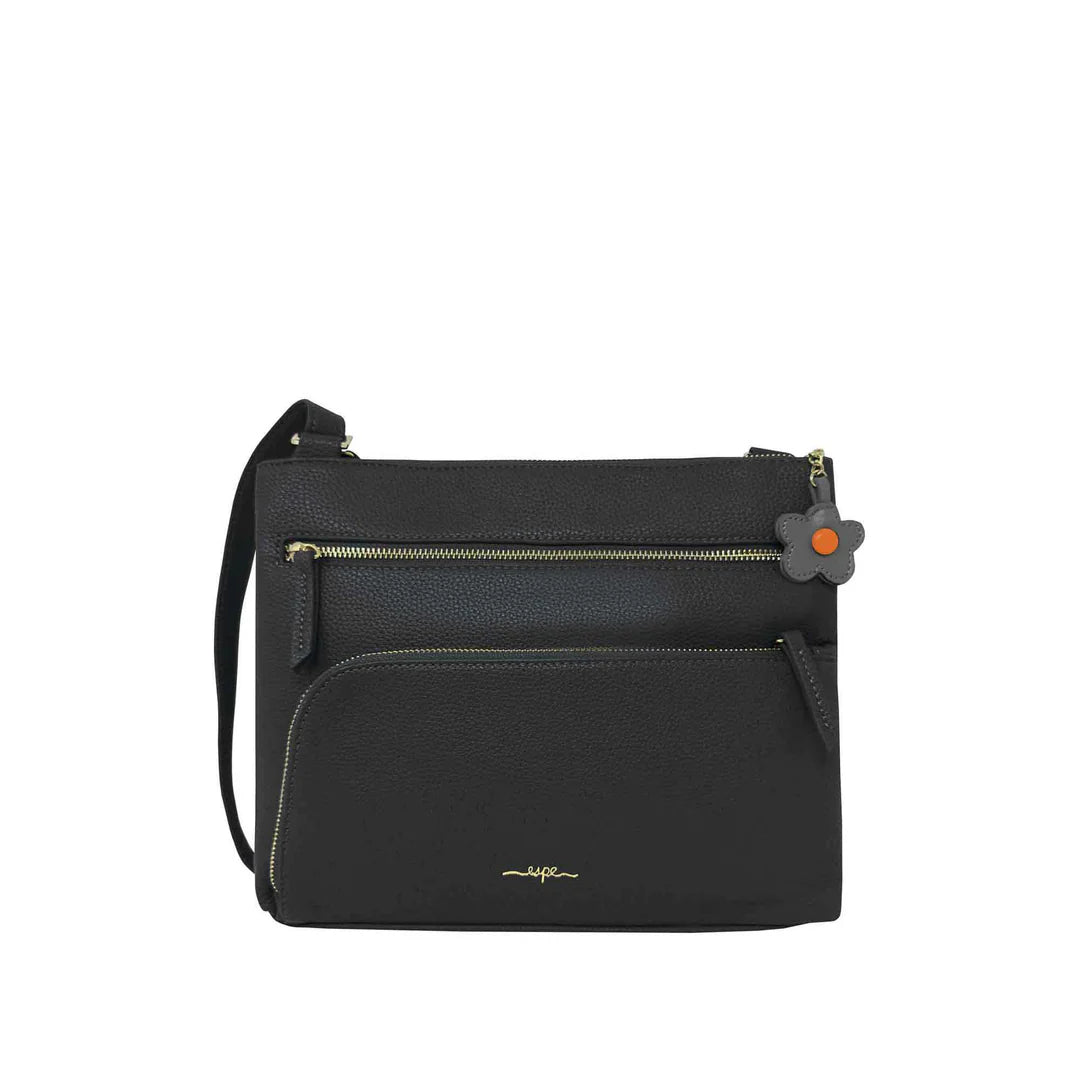 Espe Citron Crossbody Bag for Women - Stylish Leather Shoulder Purse with Adjustable Strap, Perfect for Travel, Shopping, and Everyday Use