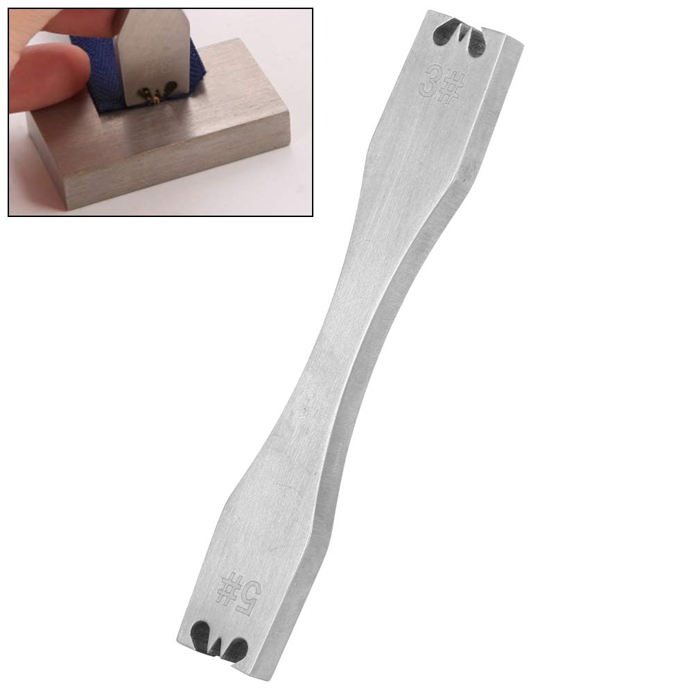 GLOGLOW Zipper Teeth Remover Tool - Heavy Duty Steel Zipper Gear Repair Kit for Leathercraft (3# & 5# Sizes) | Perfect for DIY Leather Projects, Bag Repair & Clothing Fixes