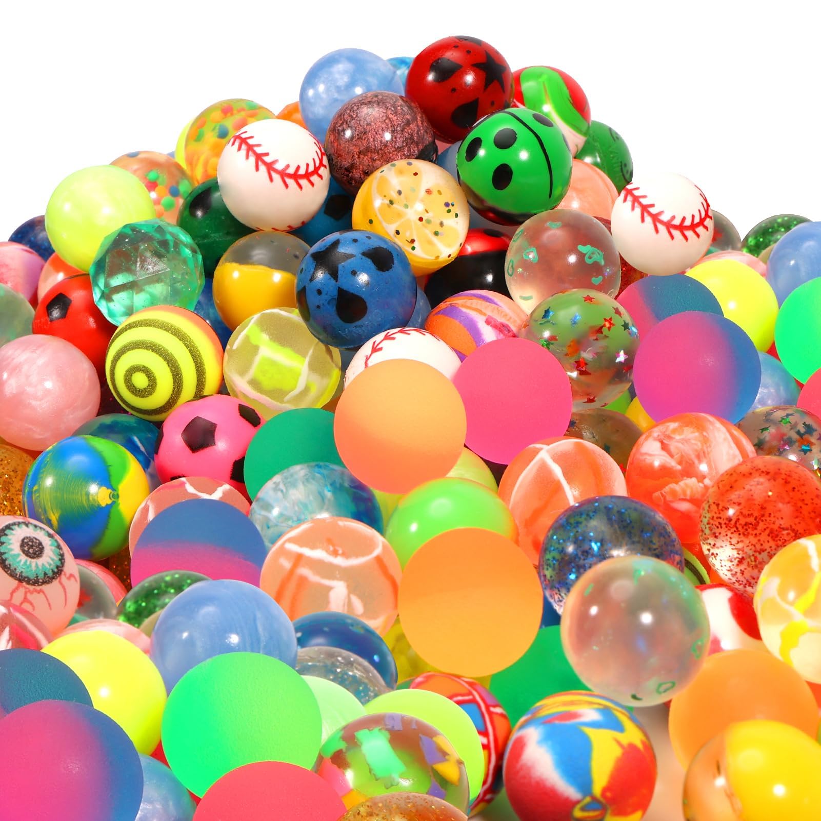 264Pcs Bouncy Balls Bulk - 27mm Rubber Balls for Kids Party Favors, Prizes, Rewards, Birthday Gifts & Vending Machines - Random Color Assortment - Perfect for Birthday Parties, School Events, Carnival Prizes & Arcade Games