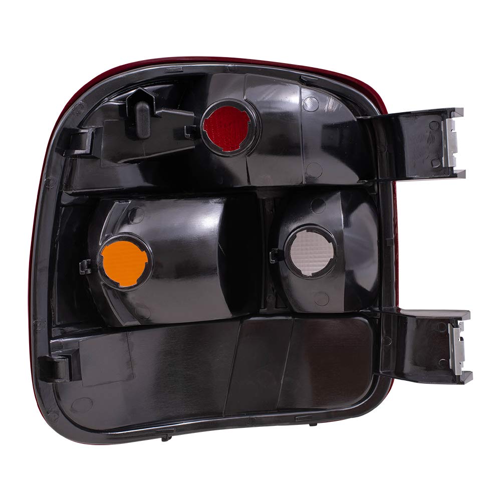 Brock Replacement Tail Lights Set for 1999-2003 Chevy Silverado & GMC Sierra 1500 Stepside Pickup Truck - Driver & Passenger Side (Part# 19169012, 19169013) - Perfect for Night Driving & Vehicle Restoration Projects