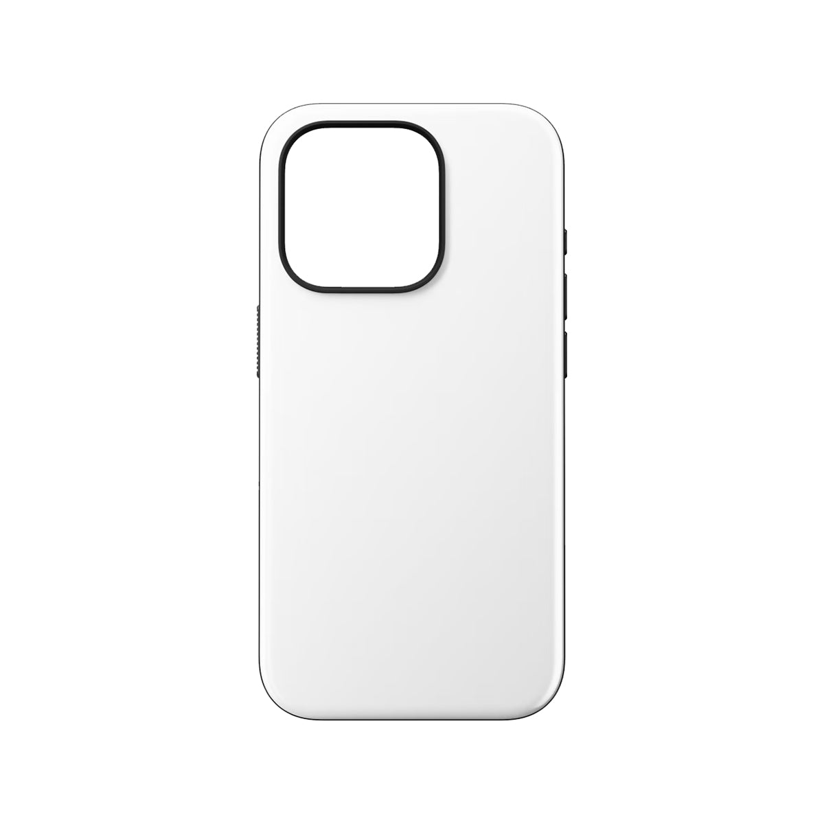Nomad Sport Case for iPhone 15 Pro - Durable Protective Cover with Grip, Slim Fit & Wireless Charging Compatible - White - Perfect for Outdoor Activities, Gym & Daily Use