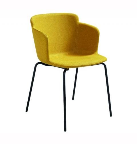 Midj Calla PM M TS Armchair - Modern Accent Chair for Living Room, Bedroom, or Office - Stylish and Comfortable Seating Solution for Home Decor