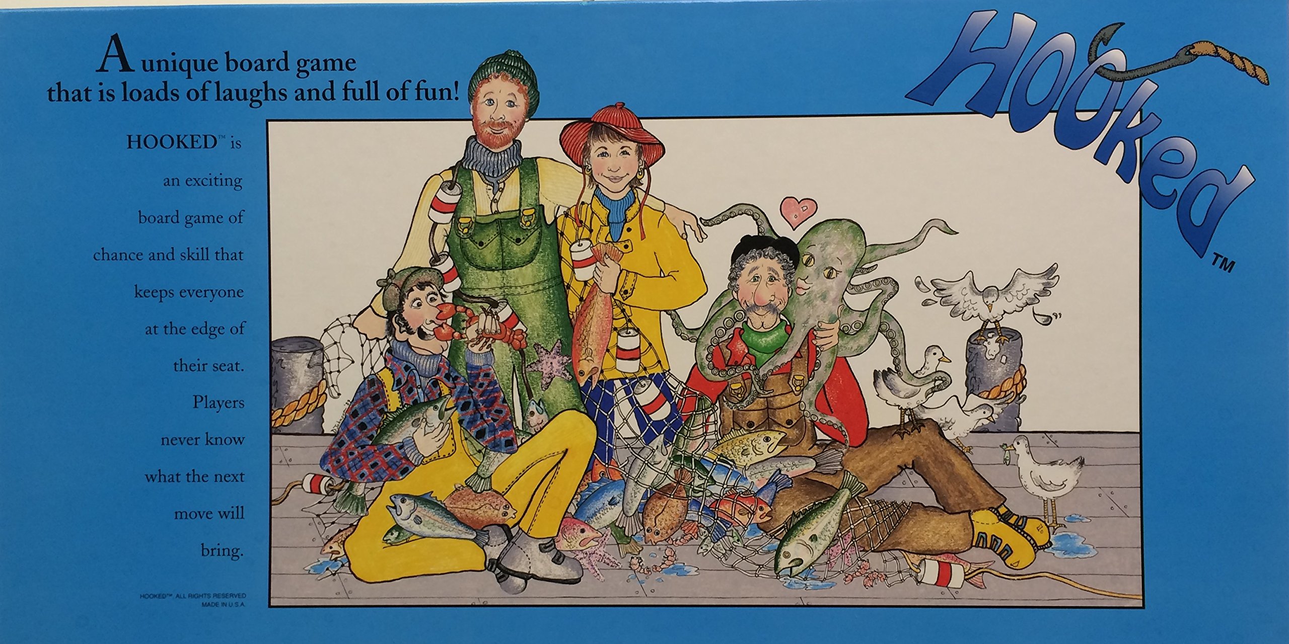 Hooked - The Fun Family Fishing Board Game for Kids & Adults - Perfect for Parties, Game Nights & Indoor Activities