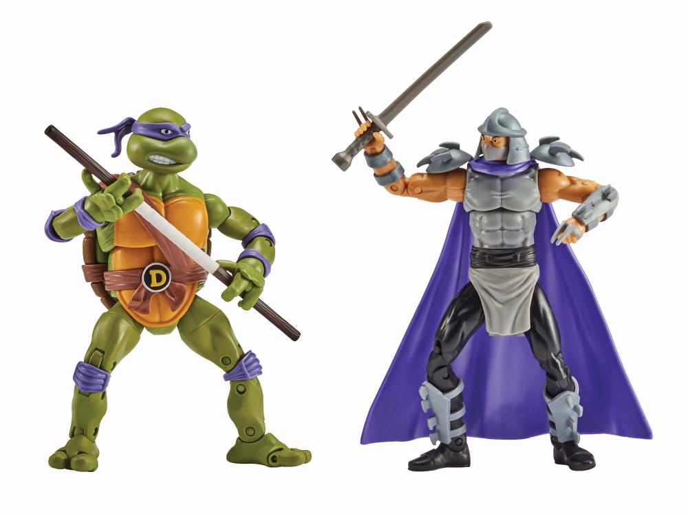 Teenage Mutant Ninja Turtles Classic Donatello vs Shredder Action Figure 2-Pack - TMNT Collectible Toys for Kids & Adults - Perfect for Play, Display & Gifts