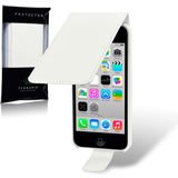 Apple iPhone 5C Flip Cover Case - Premium White Protective Phone Cover for Everyday Use, Travel & Business