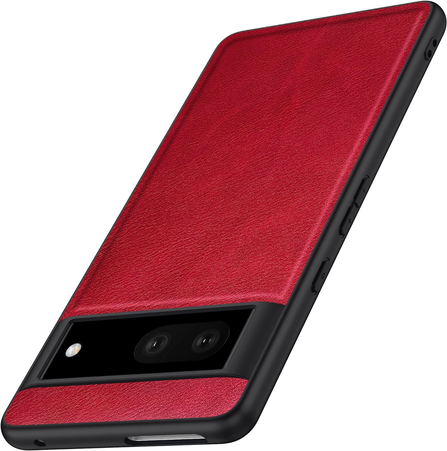 Google Pixel 7 5G Phone Case - Premium Genuine Leather Soft Cover with Shockproof Protection (6.3 Inch) Dark Brown - Perfect for Business Professionals & Daily Use