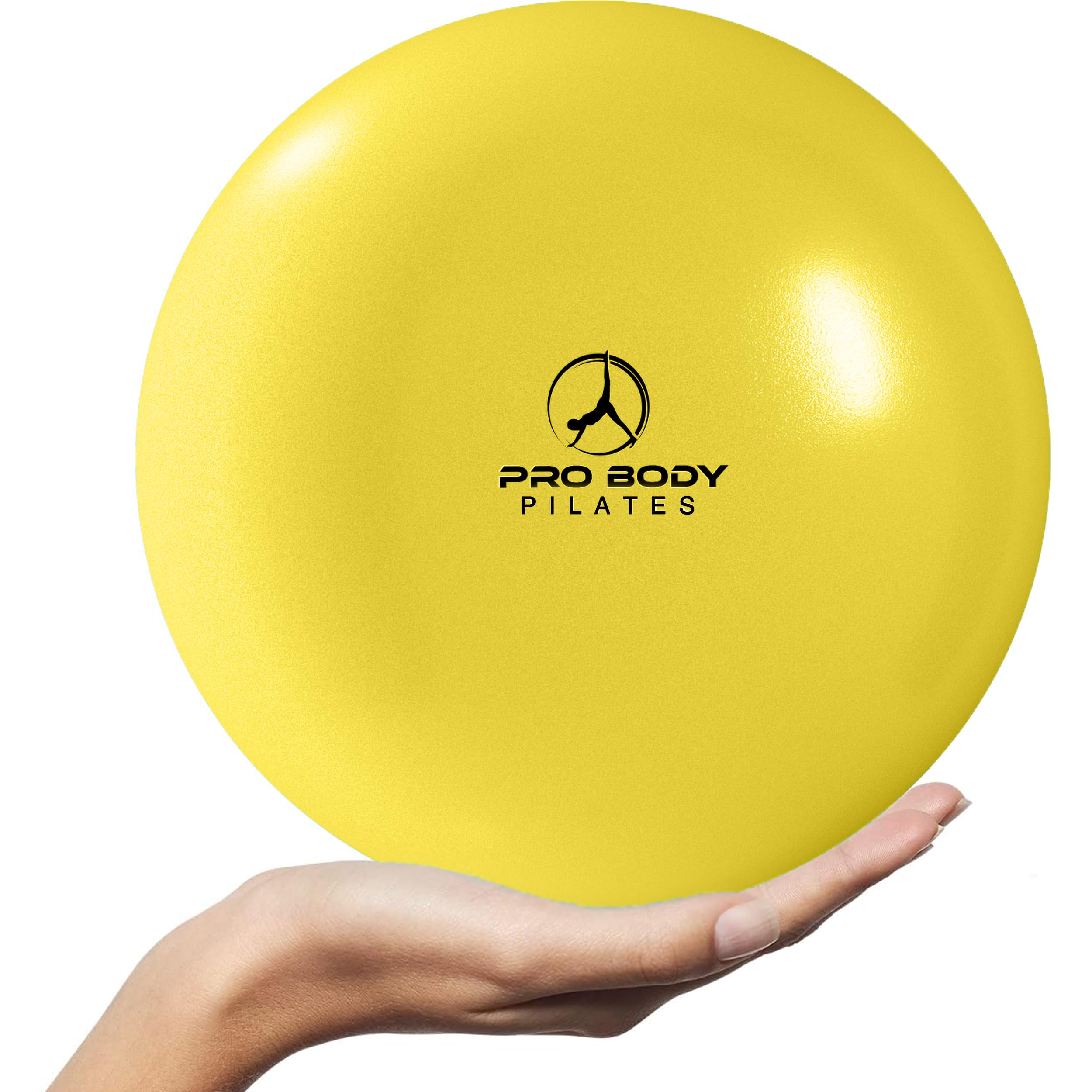 ProBody 9-Inch Small Exercise Ball for Pilates, Physical Therapy, Rehab, Barre, Core Stability & Yoga - Perfect for Knee Exercises, Home Workouts & Fitness Training