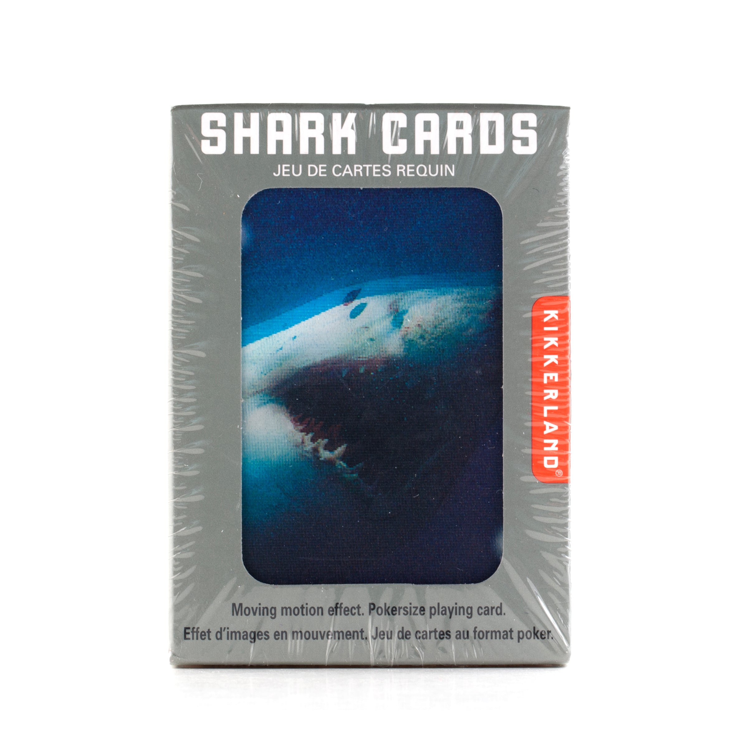 Premium Shark-Themed 3D Playing Cards for Poker, Magic Tricks & Family Game Nights - Unique Collectible Deck for Card Enthusiasts & Gift Ideas