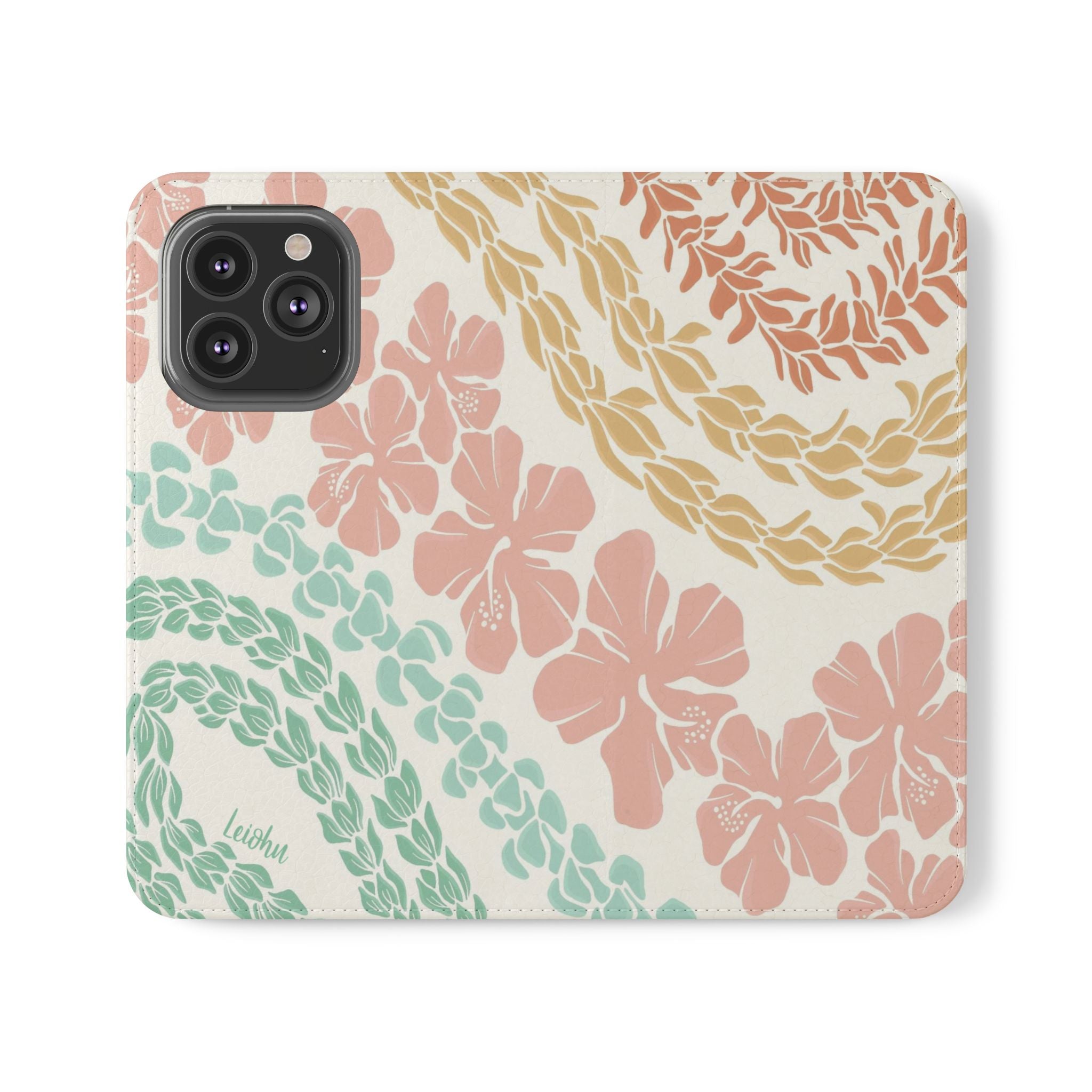 Stylish Groovy Lei Folio Case for iPhone & Samsung - Perfect for Travel, Work & Everyday Use