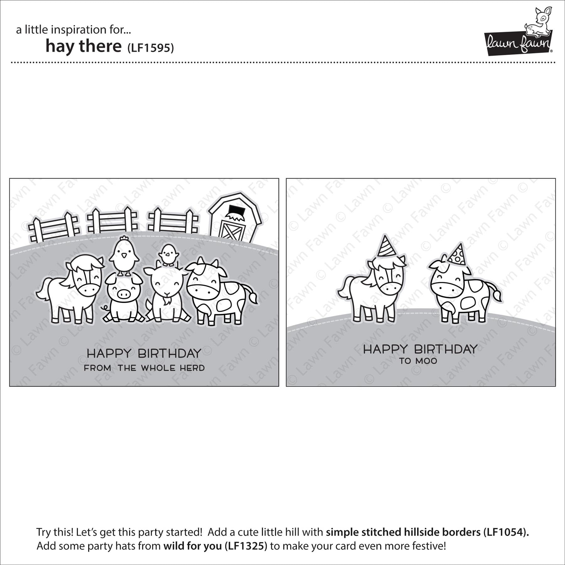 LAWN FAWN Clear Stamps 4