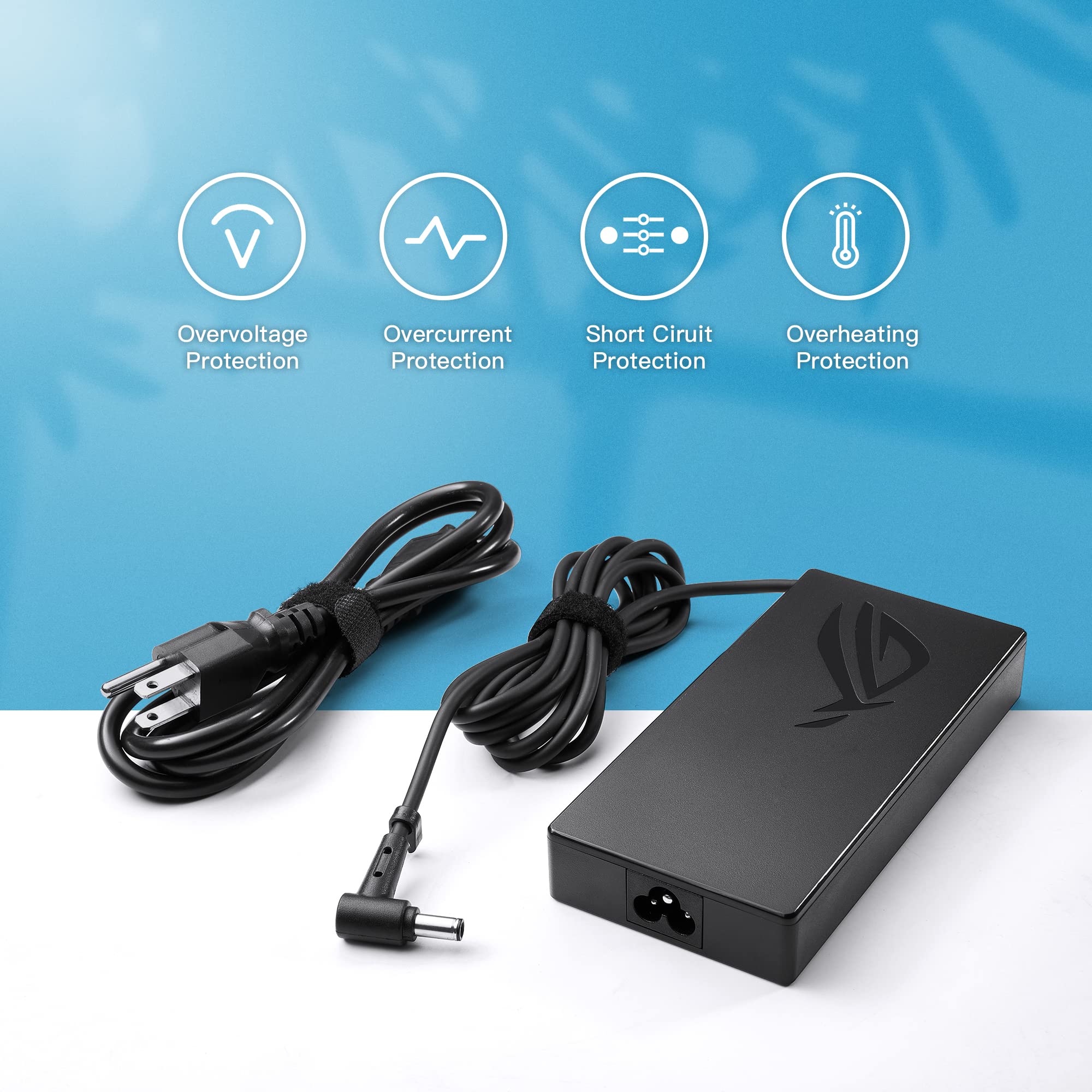 Original ASUS 150W AC Adapter ADP-150CH B - Replacement Laptop Charger for ASUS TUF Gaming Series - 150W Power Cord - Perfect for Gaming, Work & Travel
