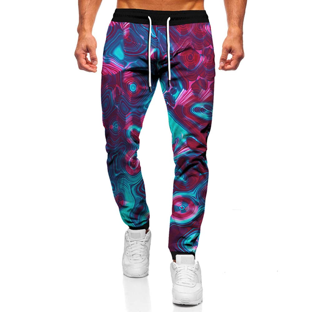 3D Printed Sweatpants for Men & Women - Fashion Casual Trousers with Colorful Designs, Comfortable Joggers for Spring & Fall - Perfect for Gym, Lounge & Outdoor Activities