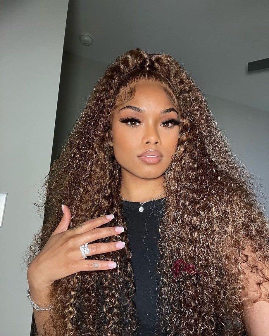 100% Unprocessed Mongolian Virgin Human Hair Extensions - Deep Curly Bulk Hair Weaving for Braiding (2 Bundles, #4 Color, 18 Inch, 100g Each) | Perfect for Protective Styles, Weaves & Natural Hair Blending