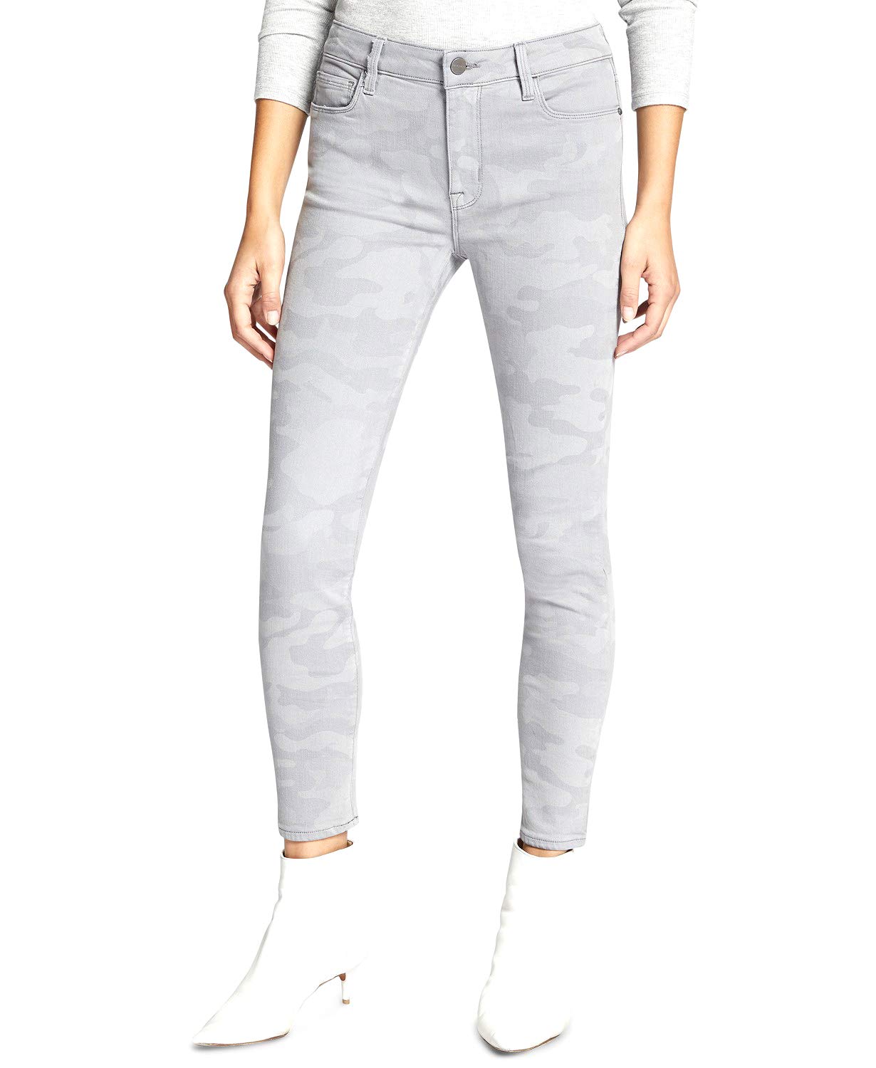 Sanctuary Women's Denim Camouflage Skinny Jeans - High Waisted Stretch Skinny Fit Pants for Casual Wear & Night Out