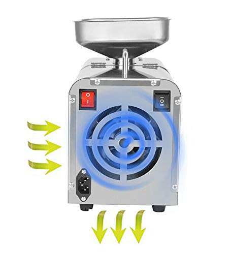 Automatic Electric Oil Press Machine for Home - Cold Press Nut & Seed Oil Extractor for Peanut, Almond, Flaxseed, Sesame, Sunflower, Pumpkin, Hemp, Castor, Perilla, Canola | DIY Healthy Cooking, Salad Dressings, Skincare & Haircare