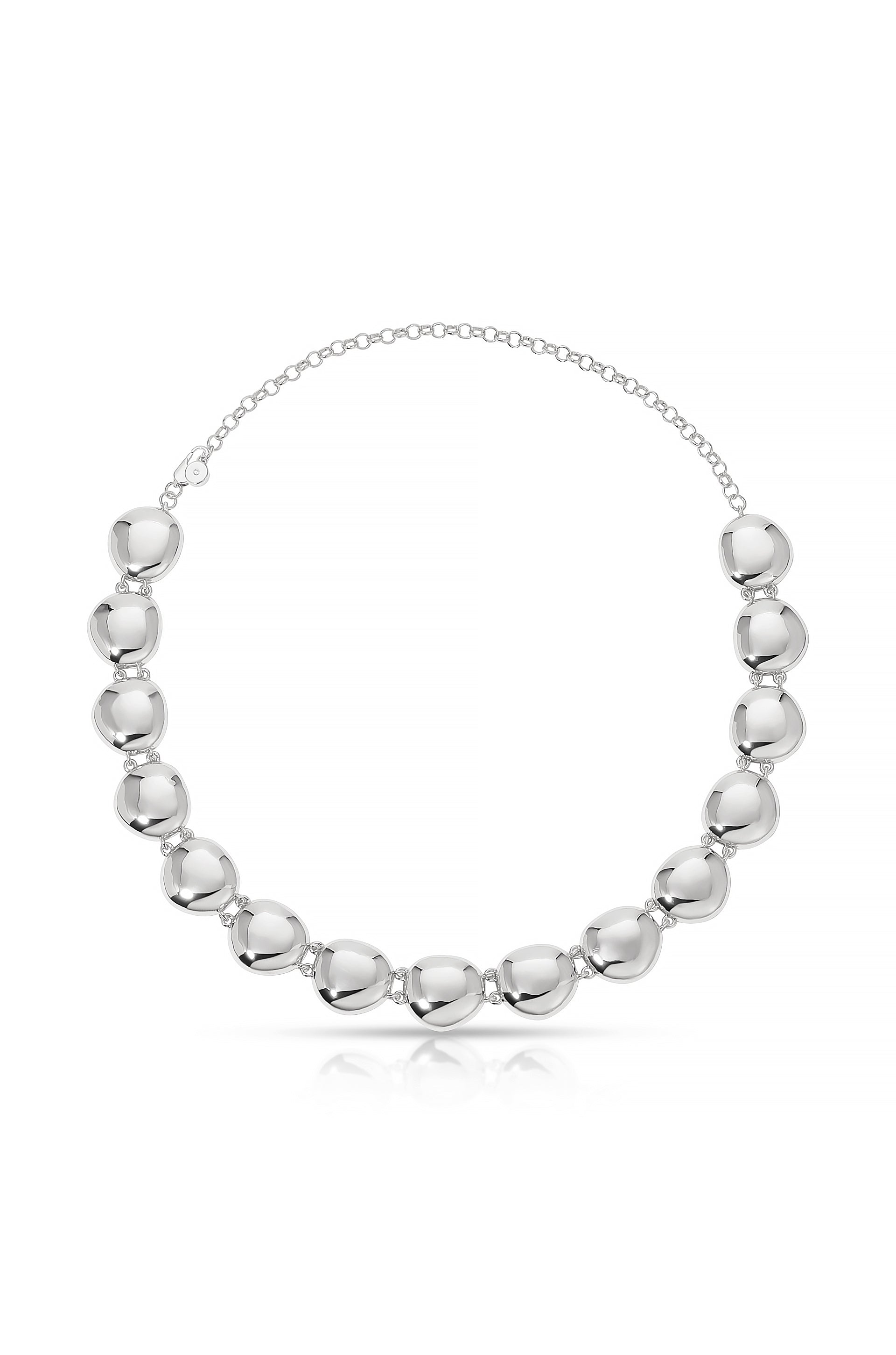 Elegant Polished Pebble Choker Necklace for Women - Minimalist Natural Stone Jewelry for Everyday Wear, Date Night & Boho Fashion