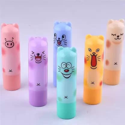 Best Moisturizing Lip Balm for Smooth Lips - 6 Pack Fruit Flavored Lip Care Set - Perfect for Daily Hydration & Makeup Prep