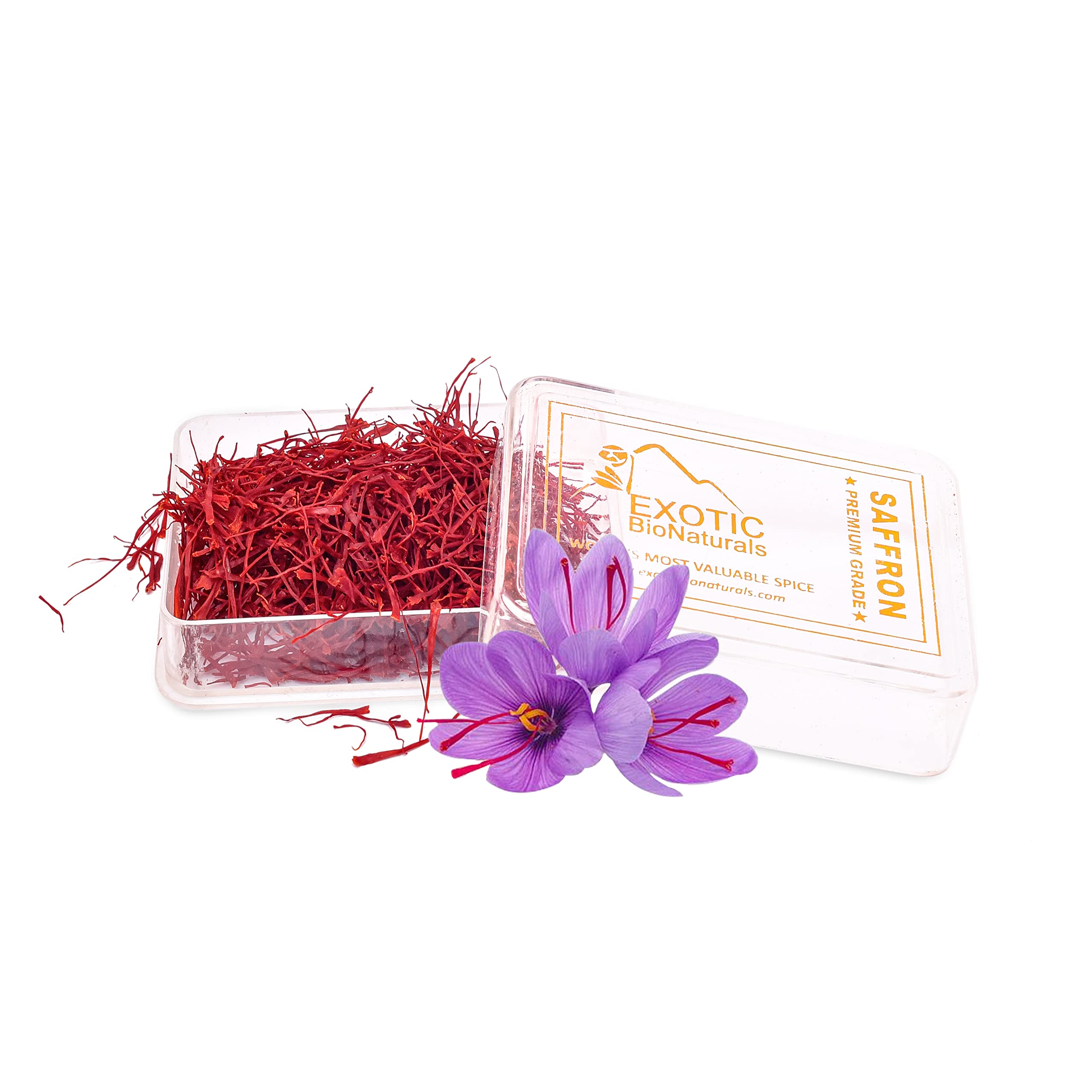 Premium Grade A+ Super Negin Saffron Threads - 100% Pure All Red Saffron Spice for Cooking, Baking & Beverages | Perfect for Paella, Risotto, Bomba Rice, Saffron Tea & Golden Milk | Gourmet Kitchen Essential (2g/0.07oz) | Ideal for Home Chefs, Food Enthusiasts & Healthy Lifestyles