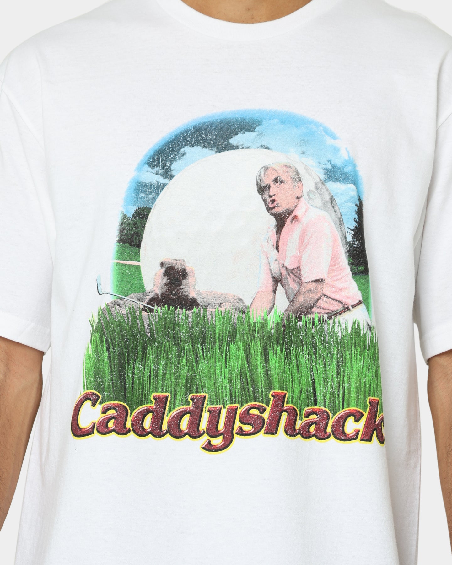 Vintage Caddyshack T-Shirt - White Retro Golf Movie Tee for Men & Women - Perfect for Golf Outings, Casual Wear & Movie Nights