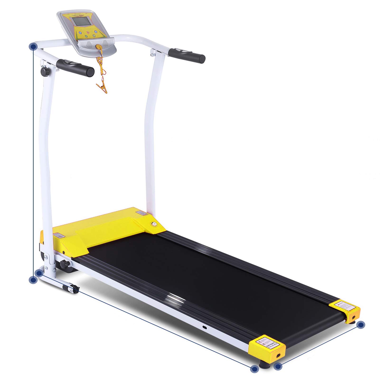 Under Desk Treadmill - 2.5HP Portable Walking Pad for Home & Office, 300 lb Weight Capacity, 2-in-1 Compact Jogging & Running Machine with Remote Control & LED Display - Perfect for Work from Home Fitness & Small Space Workouts