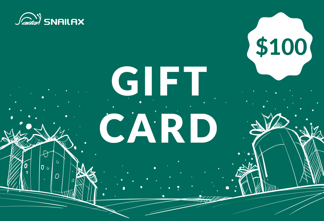 Snailax $100 Gift Card - Perfect for Birthdays, Holidays & Special Occasions | Online Shopping & Gifting Solution