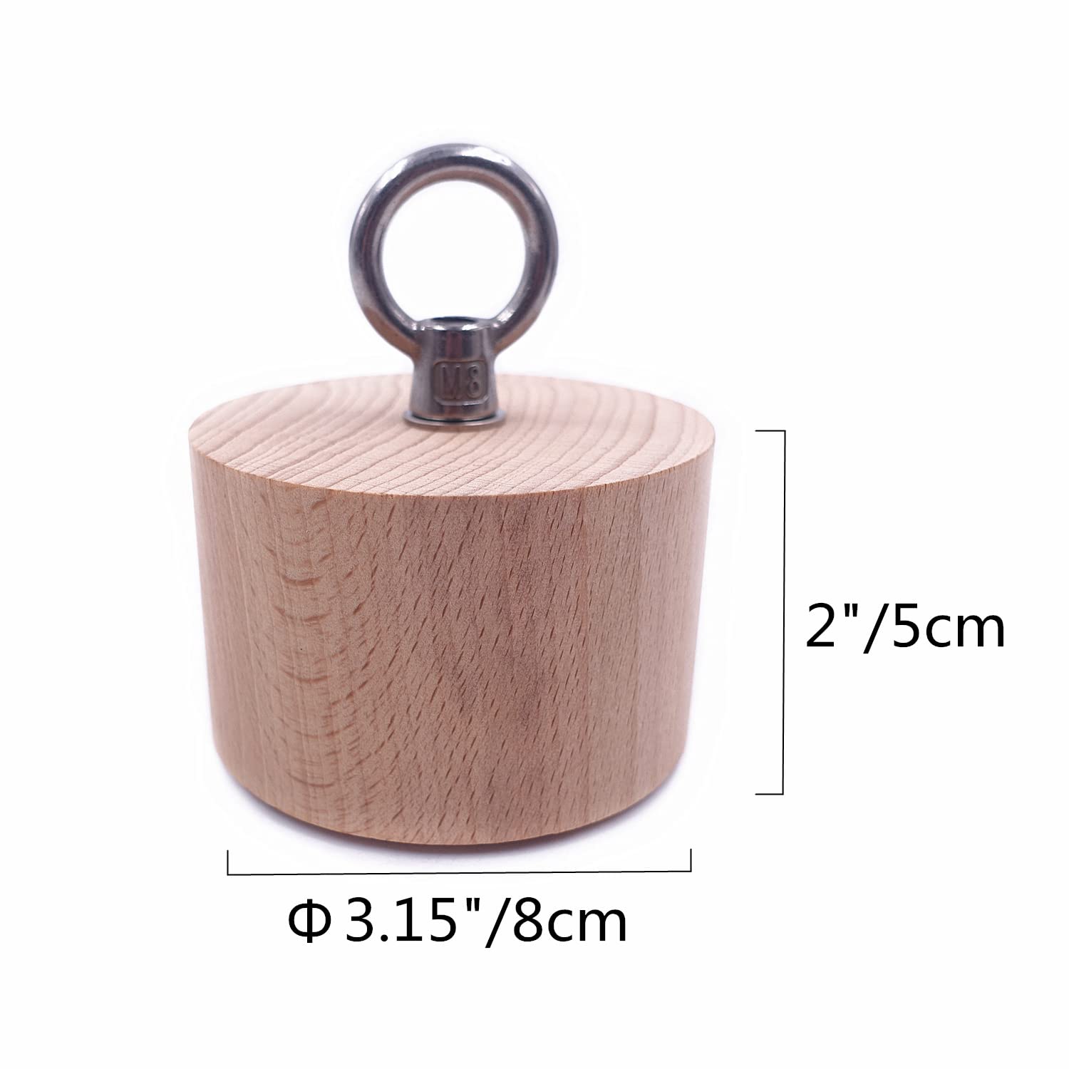 Wooden Pinch Block Grip Trainer - Enhanced Climbing Power, Forearm & Finger Strength Exerciser for Rock Climbing, Weightlifting, and Functional Fitness Training