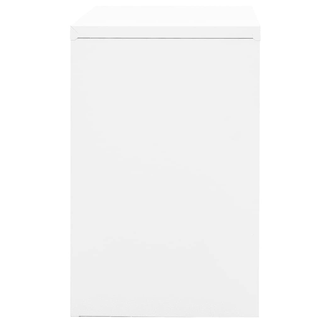 Modern Metal Filing Cabinet with Lock - 35.4