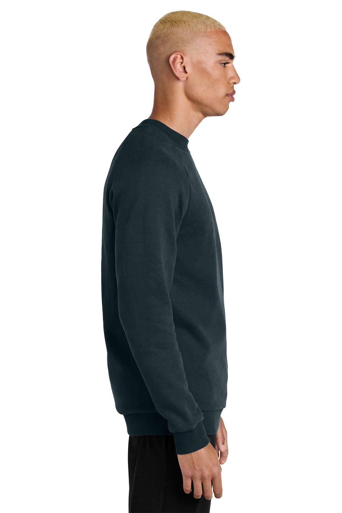 Custom District Cloud Fleece Crewneck Sweatshirt - Soft & Cozy Pullover for Men & Women - New Navy Blue - Perfect for Casual Wear, Lounge & Outdoor Activities